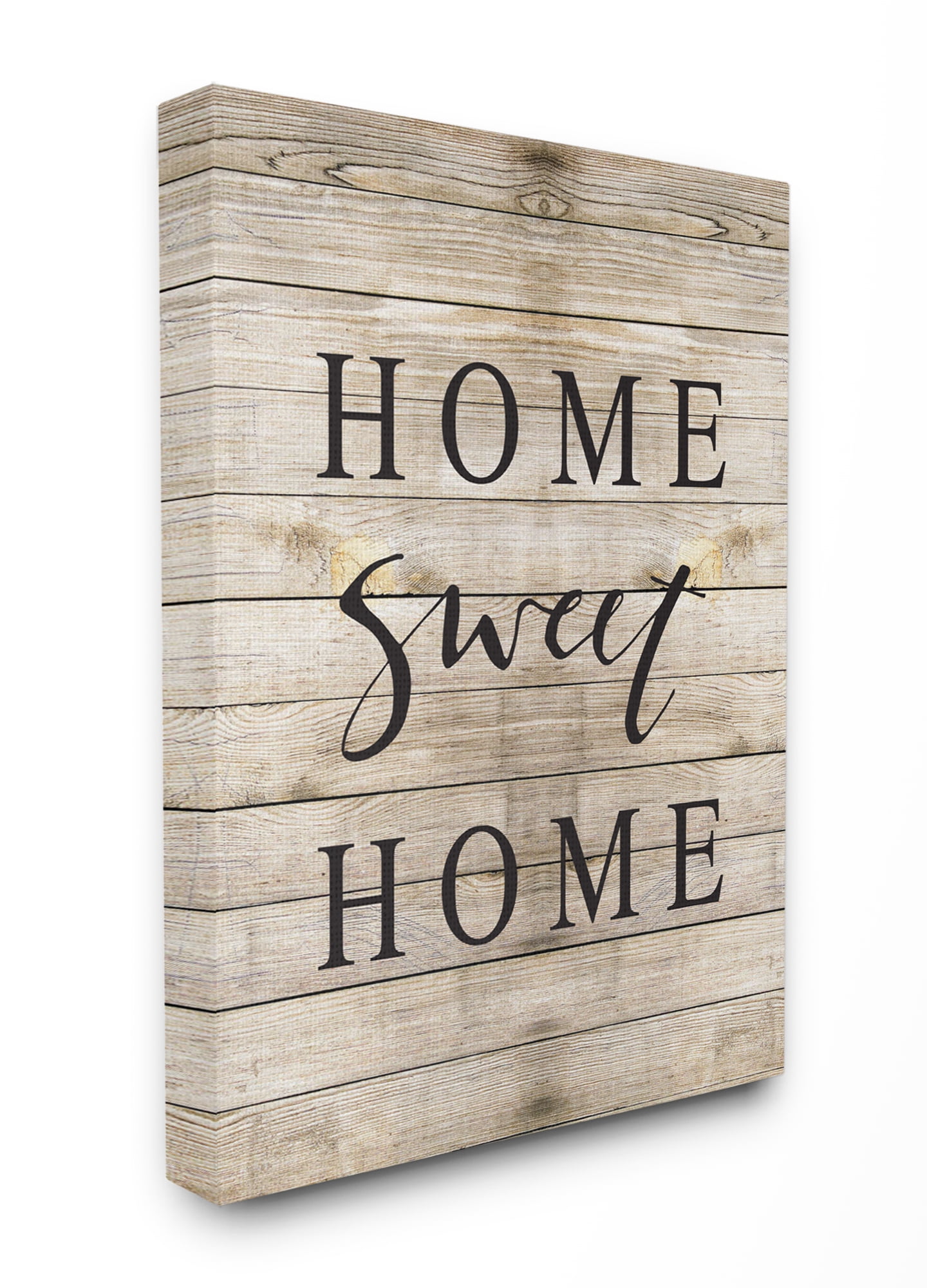 Stupell IndustriesHome Sweet Home Family TypographyCanvas Wall Art by Border Bloom