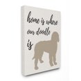 thumbnail image 1 of Stupell IndustriesHome is Where Our Golden Doodle IsCanvas Wall Art by Daphne Polselli, 1 of 5