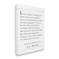thumbnail image 1 of Stupell IndustriesI'll Always Be With You A.A. MilneCanvas Wall Art by Lettered and Lined, 1 of 5