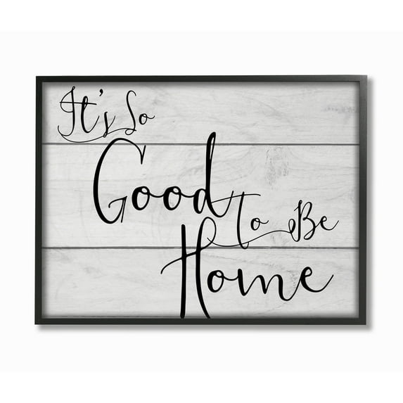 Stupell IndustriesIt's So Good To Be HomeFramed Wall Art by Daphne Polselli