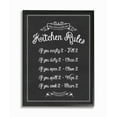 thumbnail image 1 of Stupell IndustriesKitchen Rules Chalkboard Vintage SignFramed Wall Art by Lettered and Lined, 1 of 6