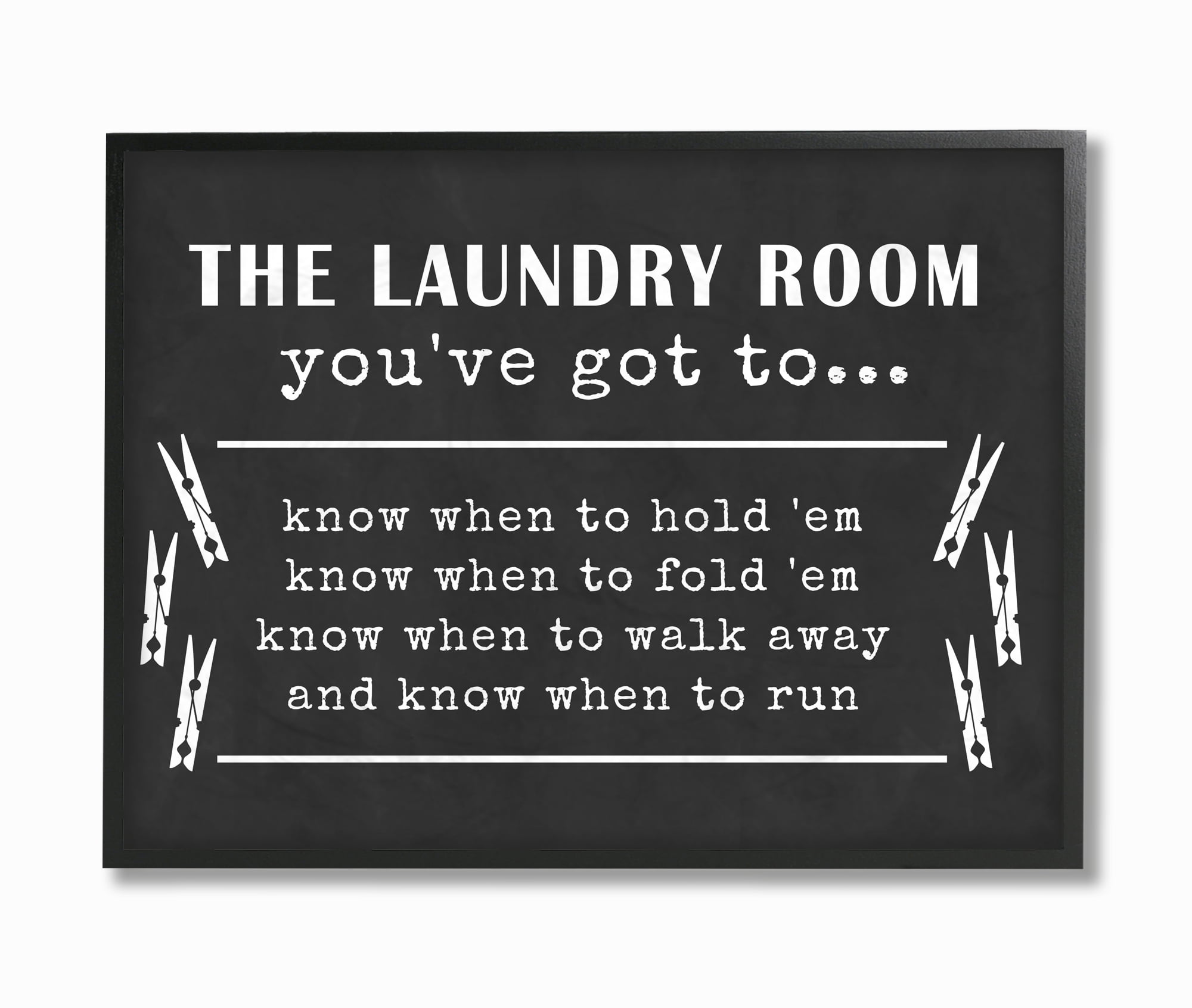 Stupell IndustriesLaundry Room You've Got To Know…Framed Wall Art by Lettered and Lined