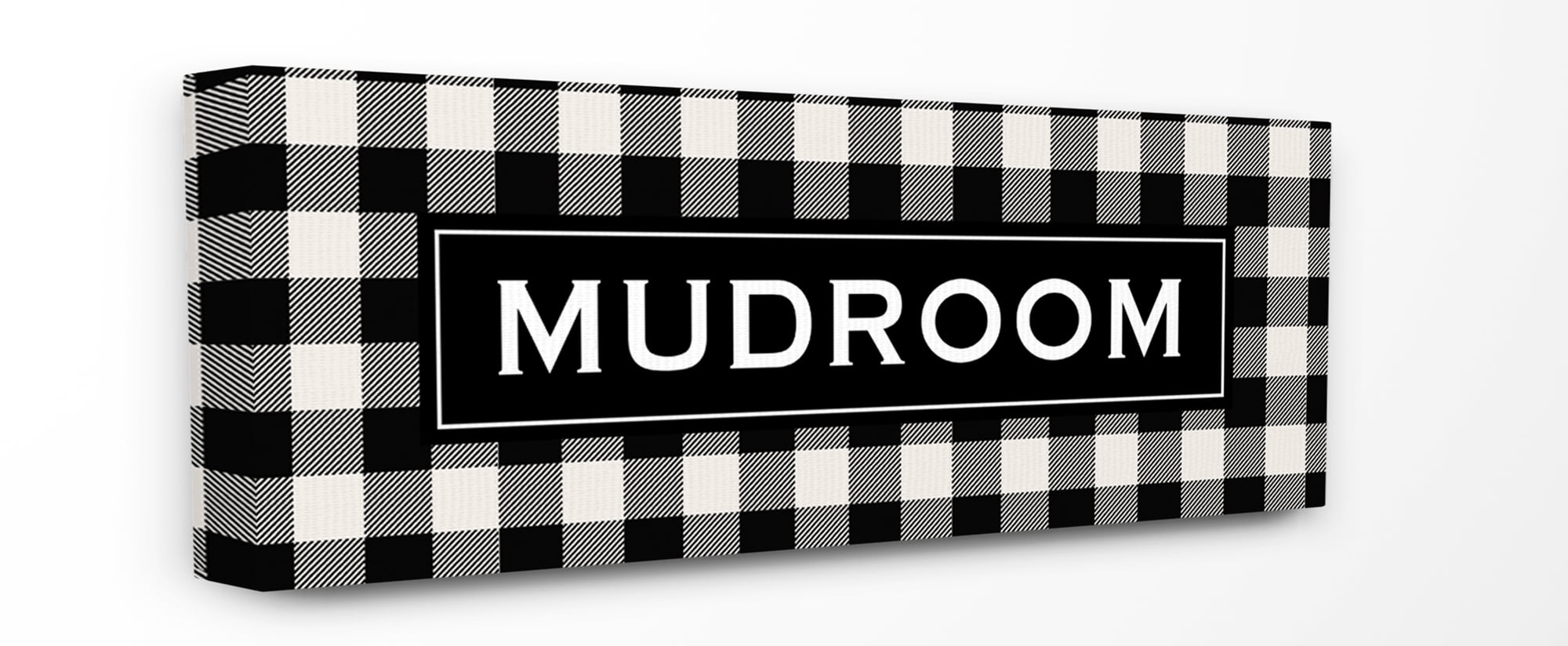 Stupell IndustriesMudroom Classic New England PlaidCanvas Wall Art by Tammy Apple