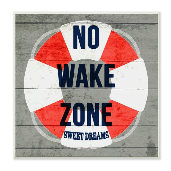 Stupell IndustriesNo Wake Zone Life RaftWall Plaqueby Daphne Polselli