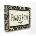 thumbnail image 1 of Stupell IndustriesPowder Room Black and Beige Bathroom Canvas Wall Art by Jo Moulton, 1 of 5