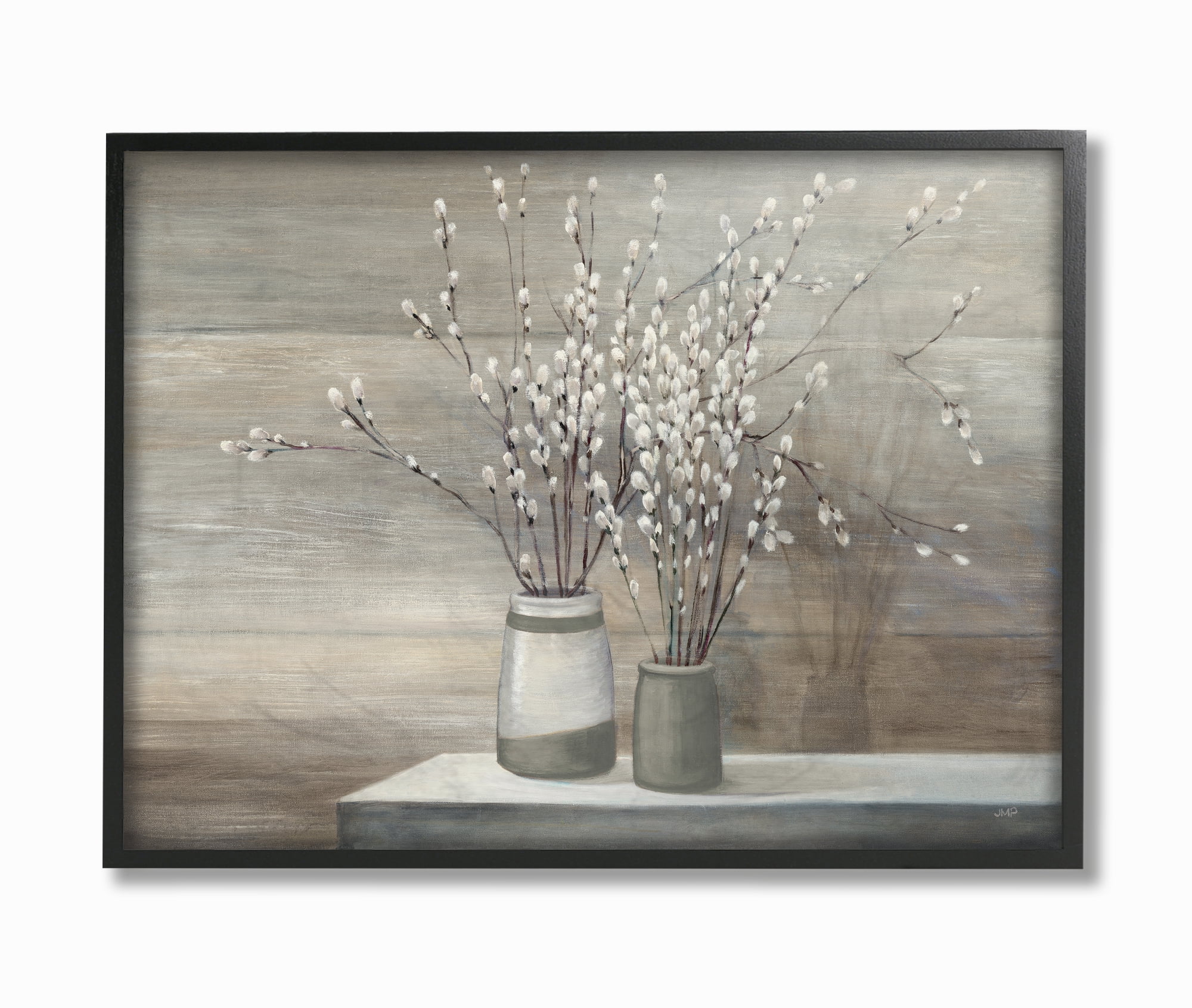 Stupell IndustriesPussy Willow Still LifeFramed Wall Art by Wild Apple