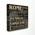 thumbnail image 1 of Stupell IndustriesRome Landmarks Canvas Wall Art by Carole Stevens, 1 of 5