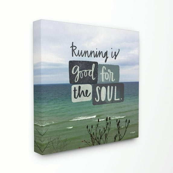 Stupell IndustriesRunning is Good For the SoulCanvas Wall Art by Katie Doucette