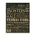 thumbnail image 1 of Stupell IndustriesThe Stupell Home Decor Boston Words And Cities TypographyWall Plaqueby Carole Stevens, 1 of 6