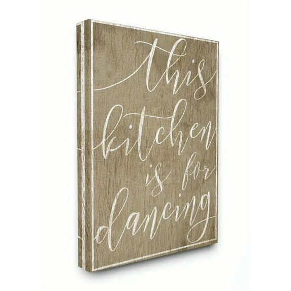 Stupell IndustriesThis Kitchen is For DancingCanvas Wall Art by Daphne Polselli
