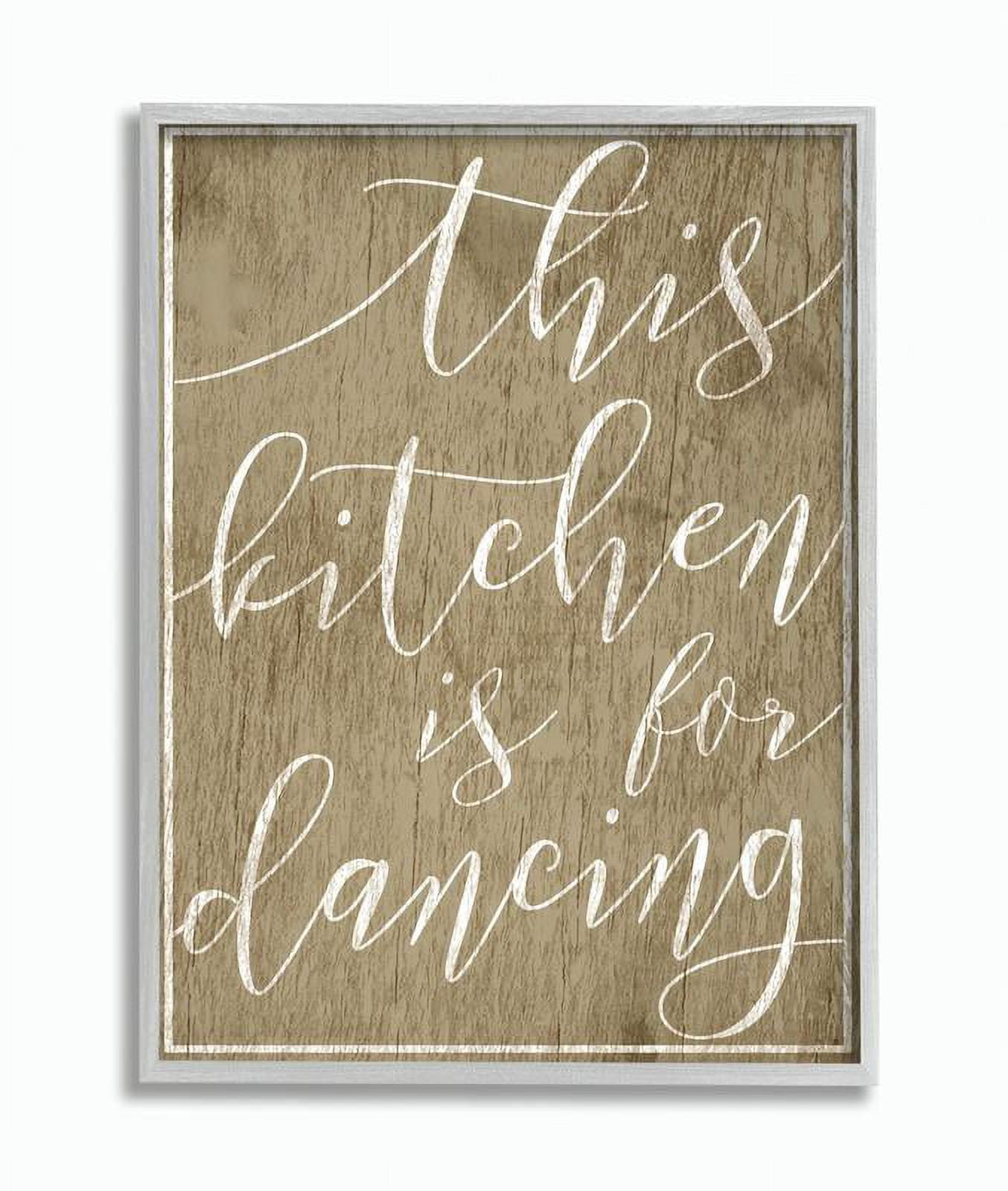 Stupell IndustriesThis Kitchen is For DancingFramed Wall Art by Daphne Polselli