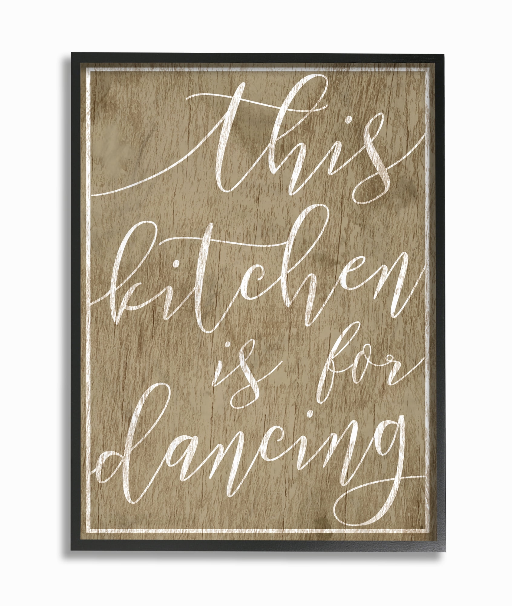 Stupell IndustriesThis Kitchen is For DancingFramed Wall Art by Daphne Polselli