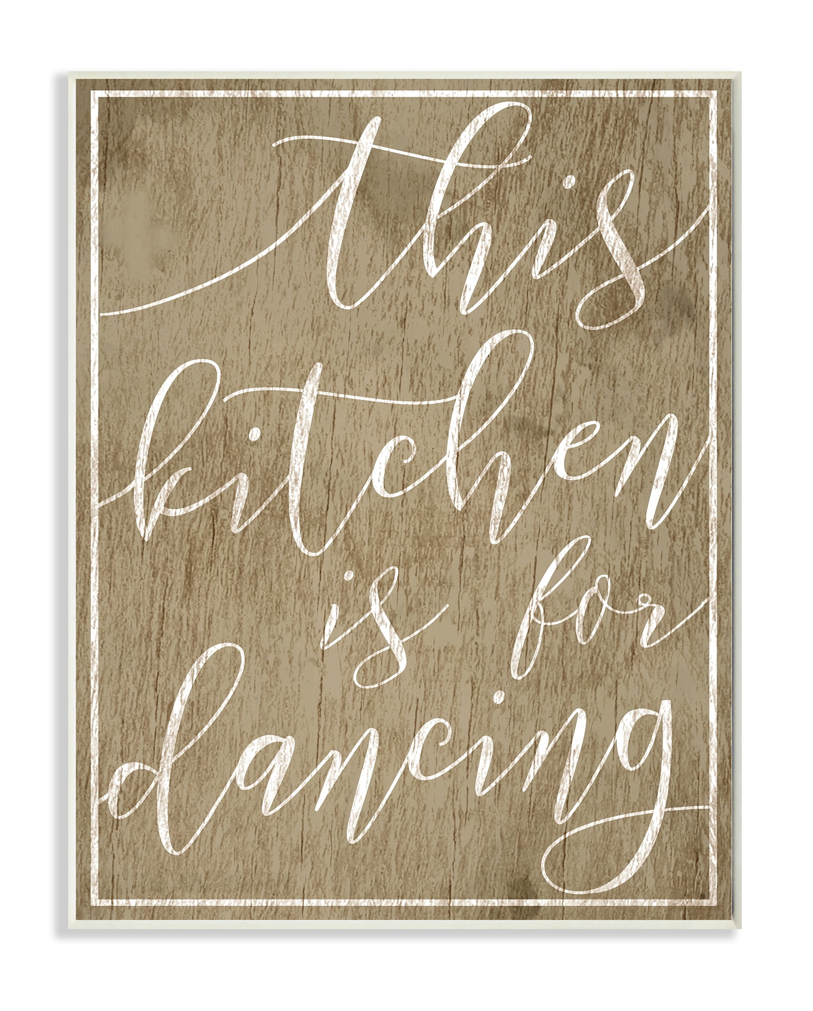Stupell IndustriesThis Kitchen is For DancingWall Plaqueby Daphne Polselli