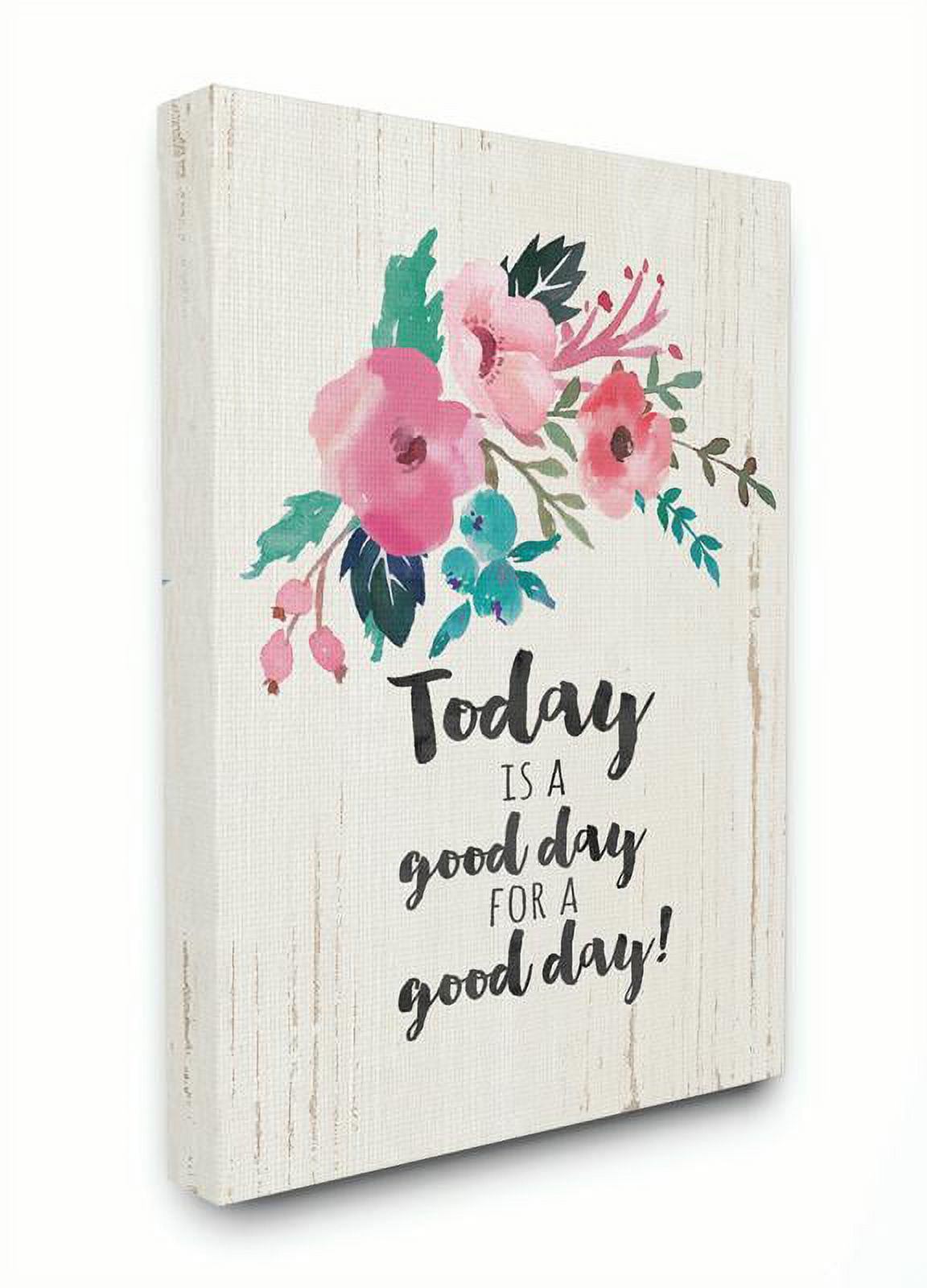 Stupell IndustriesToday Is A Good Day FloralCanvas Wall Art by Jo Moulton