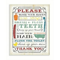 Stupell IndustriesWash Your Hands Wall Plaqueby Jennifer Pugh