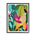 thumbnail image 1 of Stupell Island Thicket Bold Tropical Plants Botanical & Floral Painting Black Framed Art Print Wall Art, 1 of 7