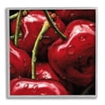 thumbnail image 1 of Stupell Juicy Red Cherries Close Up Food & Beverage Painting Gray Framed Art Print Wall Art, 1 of 7