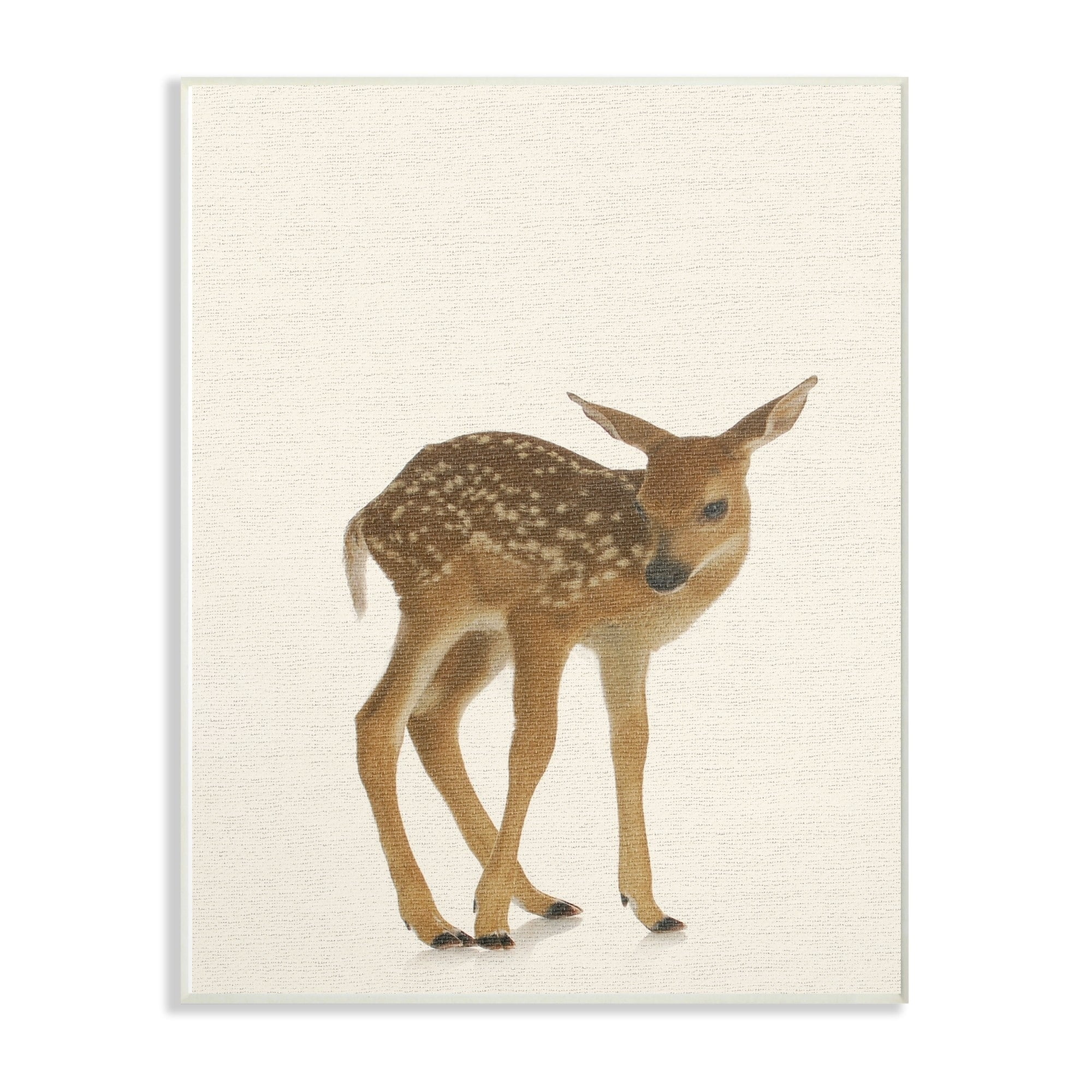 Stupell Just A Cute Deer Wall Art wood plaque - 10 x 15
