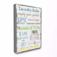 thumbnail image 1 of Stupell Laundry Rules Bathroom Wall Art 30x40, 1 of 2