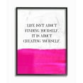 thumbnail image 1 of Stupell 'Life Is About Creating Yourself' Framed Giclee Texturized Art 16 x 20, 1 of 4