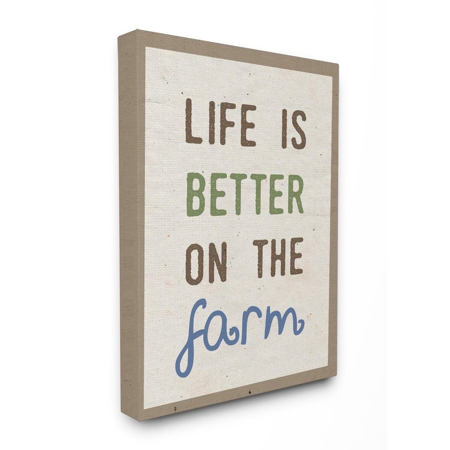 Stupell Life Is Better Canvas Wall Art 30 x 40