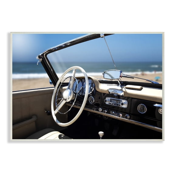 Stupell Long Beach Vintage Car Wall Plaque Art 10 x 15