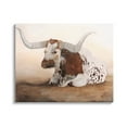 thumbnail image 1 of Stupell Longhorn Cattle Resting Painting Animals & Insects Painting Gallery Wrapped Canvas Print Wall Art, 1 of 5