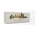 thumbnail image 1 of Stupell  Los Angeles Skyline Silhouette Stretched Canvas Wall Art, 1 of 4