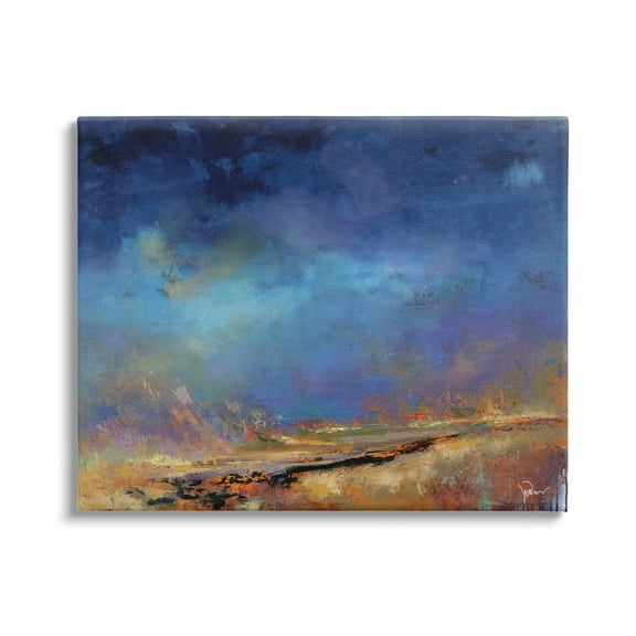 Stupell Lost Land Abstract Landscape Abstract Painting Gallery Wrapped Canvas Print Wall Art