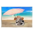 thumbnail image 1 of Stupell Lounging Cow Summer Beach Shore Animals & Insects Painting Wall Plaque Unframed Art Print Wall Art, 1 of 6
