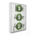 thumbnail image 1 of Stupell  Love Hope Family Boxwood Wreath Stretched Canvas Wall Art 24 x 30, 1 of 5