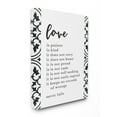 thumbnail image 1 of Stupell Love Is Patient Love Is Kind Stretched Canvas Wall Art 24 x 30, 1 of 5