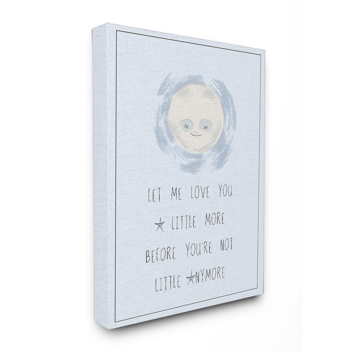 Stupell Love You a Little More Canvas Wall Art 16 x 20