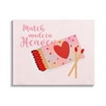 thumbnail image 1 of Stupell Match Made In Heaven Romantic Matchbook Holiday Painting Gallery Wrapped Canvas Print Wall Art, 1 of 5