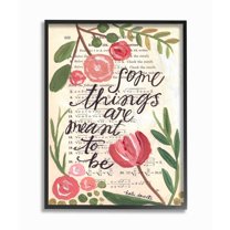 Stupell Meant To Be Painterly Math Sheet Framed Wall Art 16 x 20