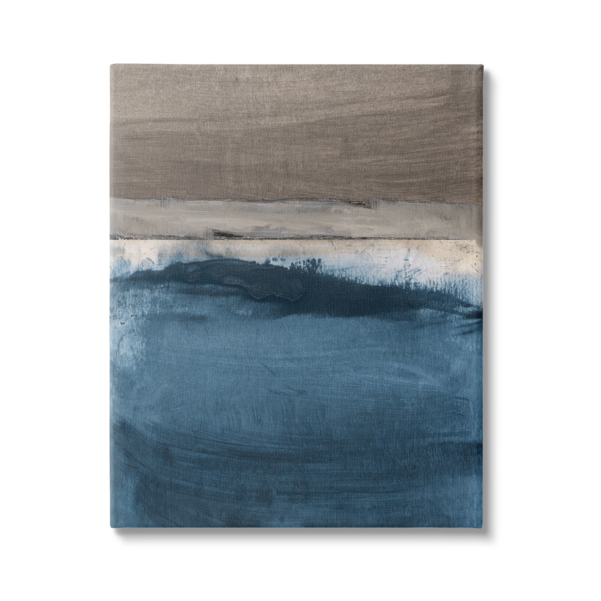 Stupell Midnight Sky Murky Abstract Painting Abstract Painting Gallery Wrapped Canvas Print Wall Art