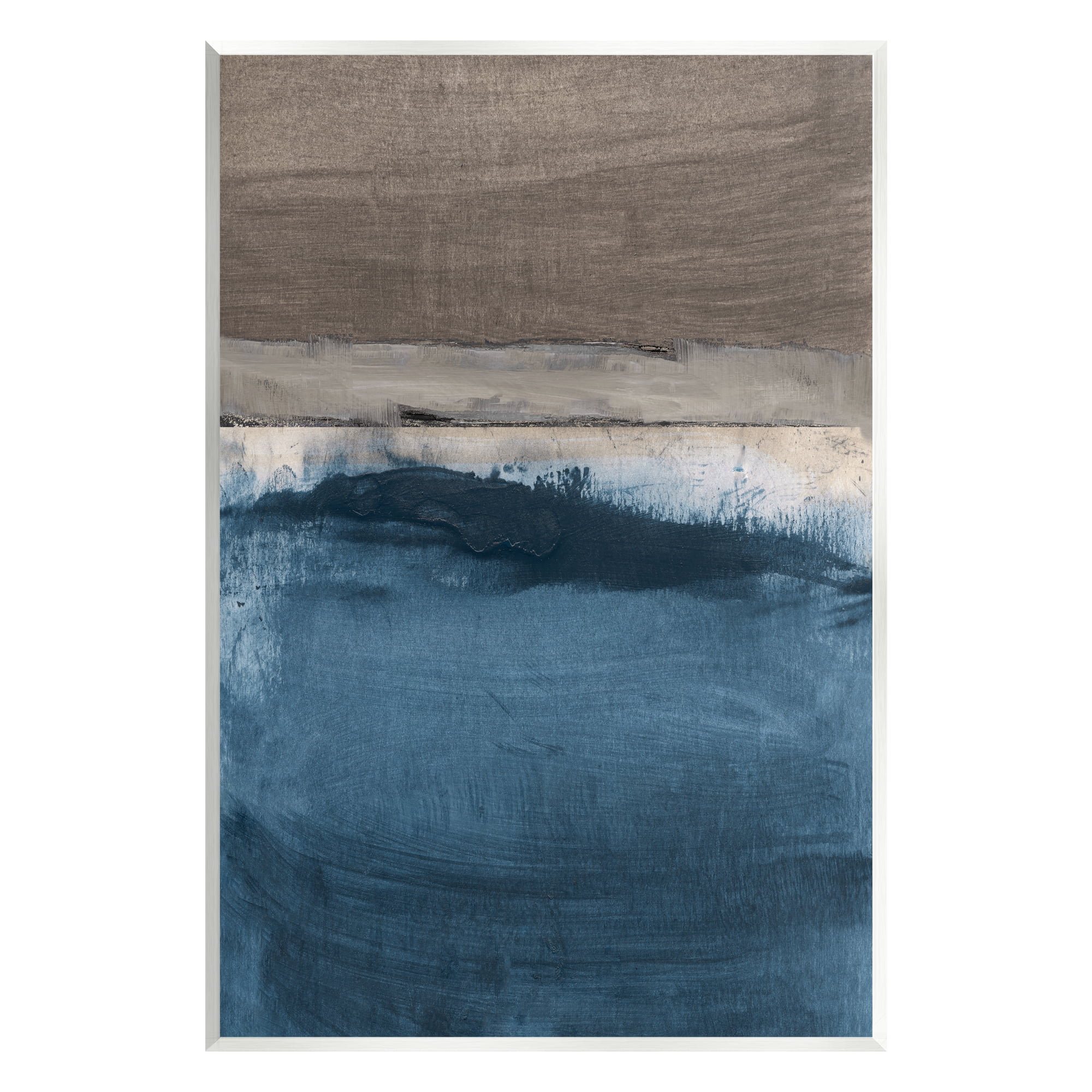 Stupell Midnight Sky Murky Abstract Painting Abstract Painting Wall Plaque Unframed Art Print Wall Art