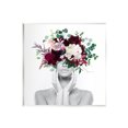 thumbnail image 1 of Stupell Modern Floral Arrangement Woman Botanical & Floral Painting Wall Plaque Unframed Art Print Wall Art, 1 of 6