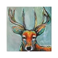 thumbnail image 1 of Stupell Modern Urban Deer Painting Animals & Insects Painting Gallery Wrapped Canvas Print Wall Art, 1 of 7