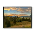 thumbnail image 1 of Stupell Montana Sunset Forest Clearing Landscape Photography Black Framed Art Print Wall Art, 1 of 7