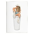 thumbnail image 1 of Stupell Morning Coffee Country Cowgirl Beauty & Fashion Painting Wall Plaque Unframed Art Print Wall Art, 1 of 6