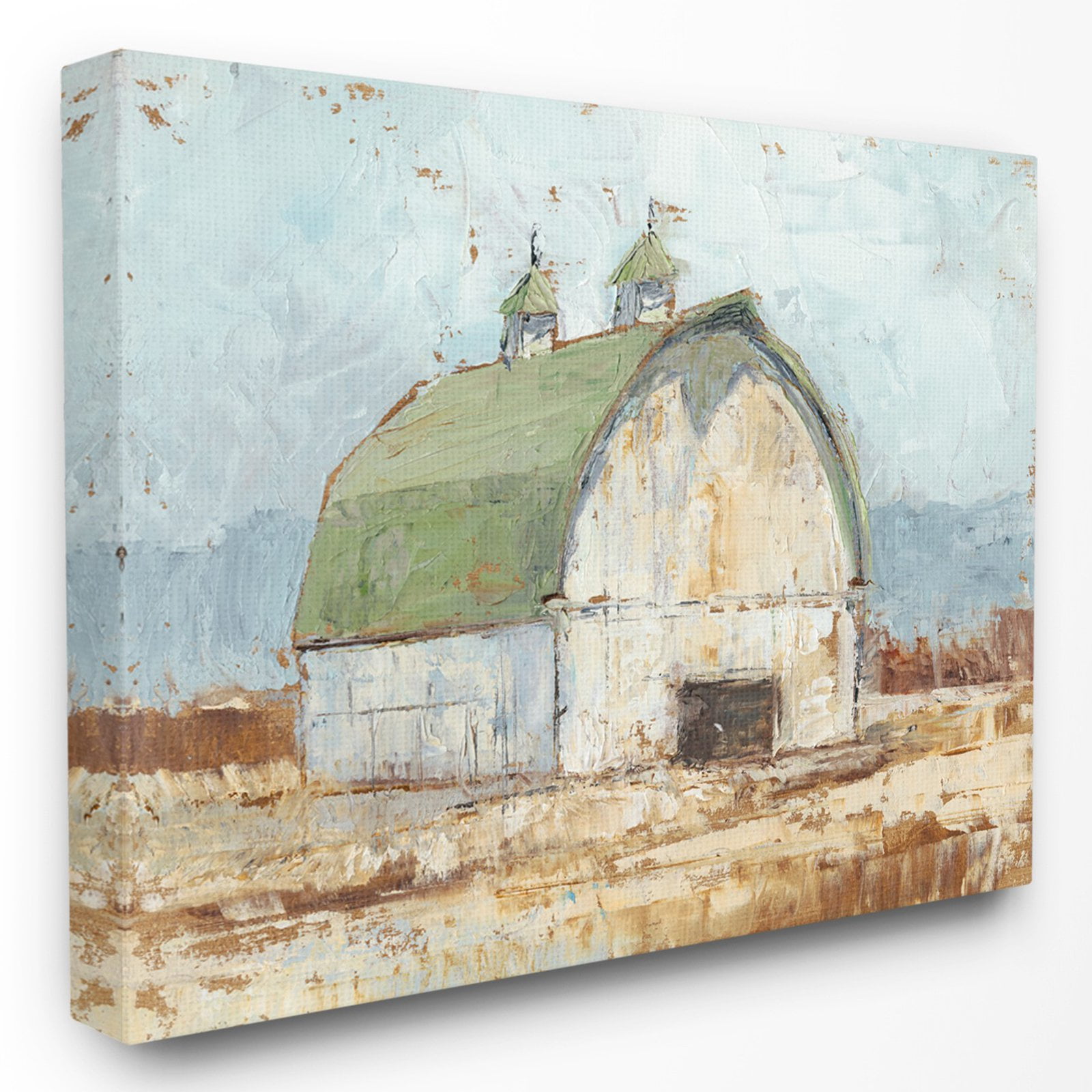 Stupell Natural Earth Painted Barn Canvas Art, 30 x 1.5 x 40