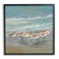 thumbnail image 1 of Stupell Nautical Sea Birds Shoreline Waves Landscape Painting Black Framed Art Print Wall Art, 1 of 1