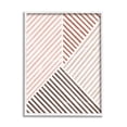 thumbnail image 1 of Stupell Neutral Tones Asymmetrical Stripes Abstract Painting White Framed Art Print Wall Art, 1 of 7