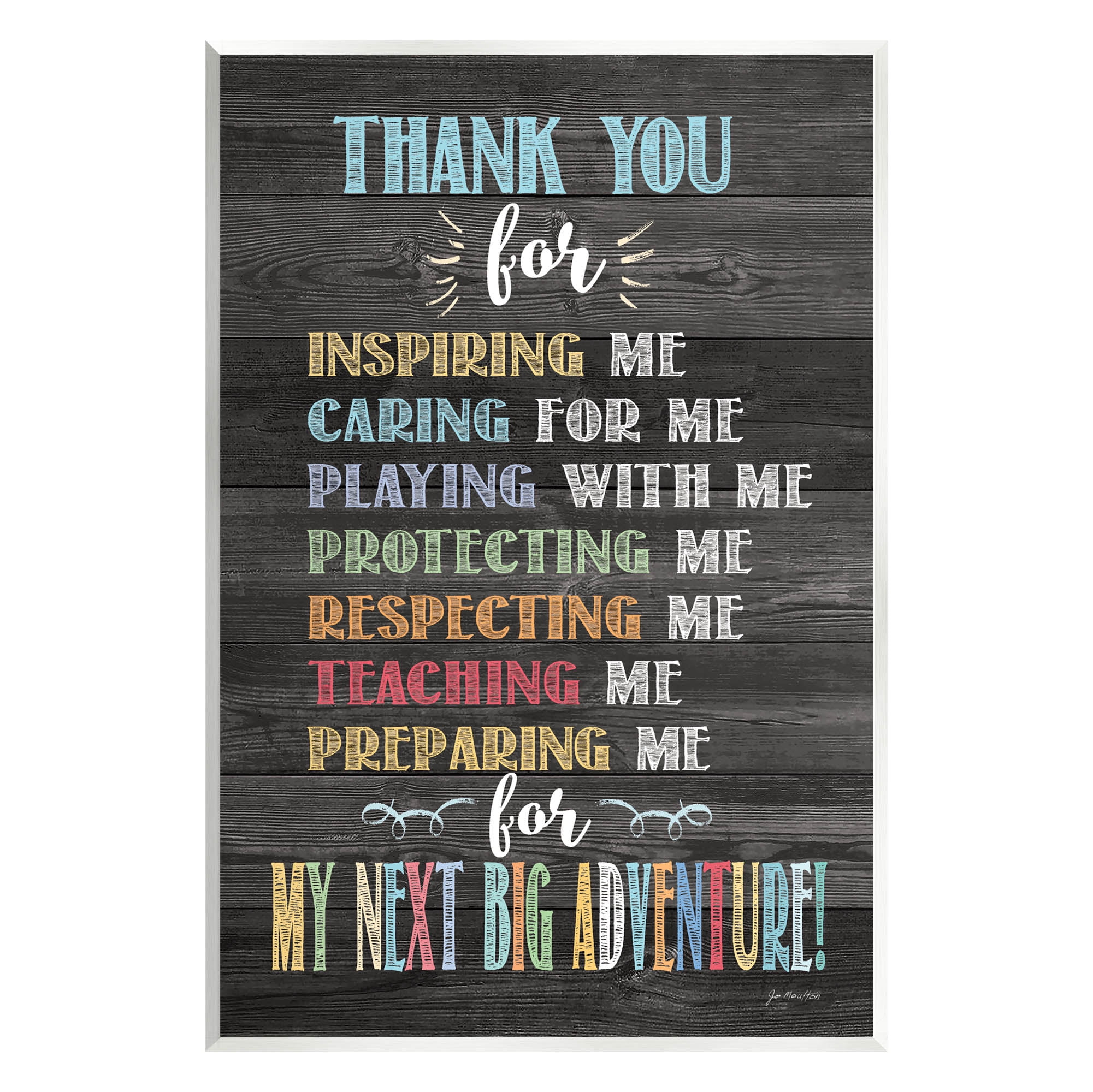Stupell Next Big Adventure Teacher Appreciation Inspirational Painting Wall Plaque Unframed Art Print Wall Art
