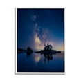 thumbnail image 1 of Stupell Night Stars Coastal Island Trees Landscape Photography White Framed Art Print Wall Art, 1 of 7