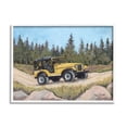 thumbnail image 1 of Stupell Off Road Adventure Yellow Truck Transportation Painting White Framed Art Print Wall Art, 1 of 7