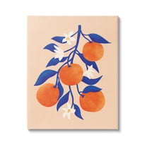 Stupell Orange Tree Citrus Blossoms Food & Beverage Painting Gallery Wrapped Canvas Print Wall Art