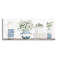 thumbnail image 1 of Stupell Ornate Teapot Botanical Bouquets Botanical & Floral Painting Gallery Wrapped Canvas Print Wall Art, 1 of 7
