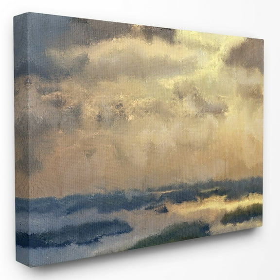 Stupell Painted Neutral Morning Sky Abstract Canvas Art, 30 x 40